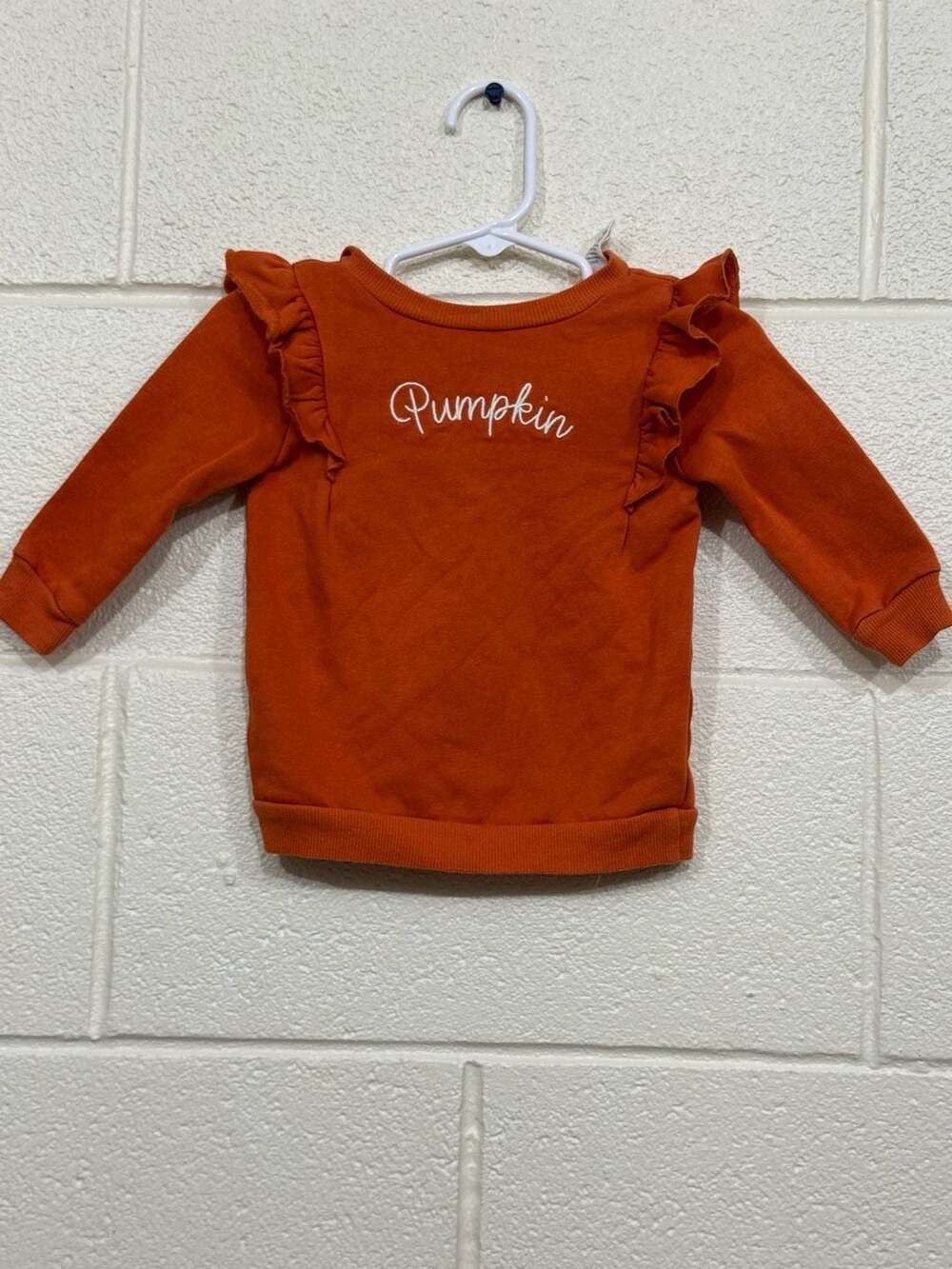 Starting Out baby Girls size 9 months Starting Out Pumpkin Long Sleeve Top